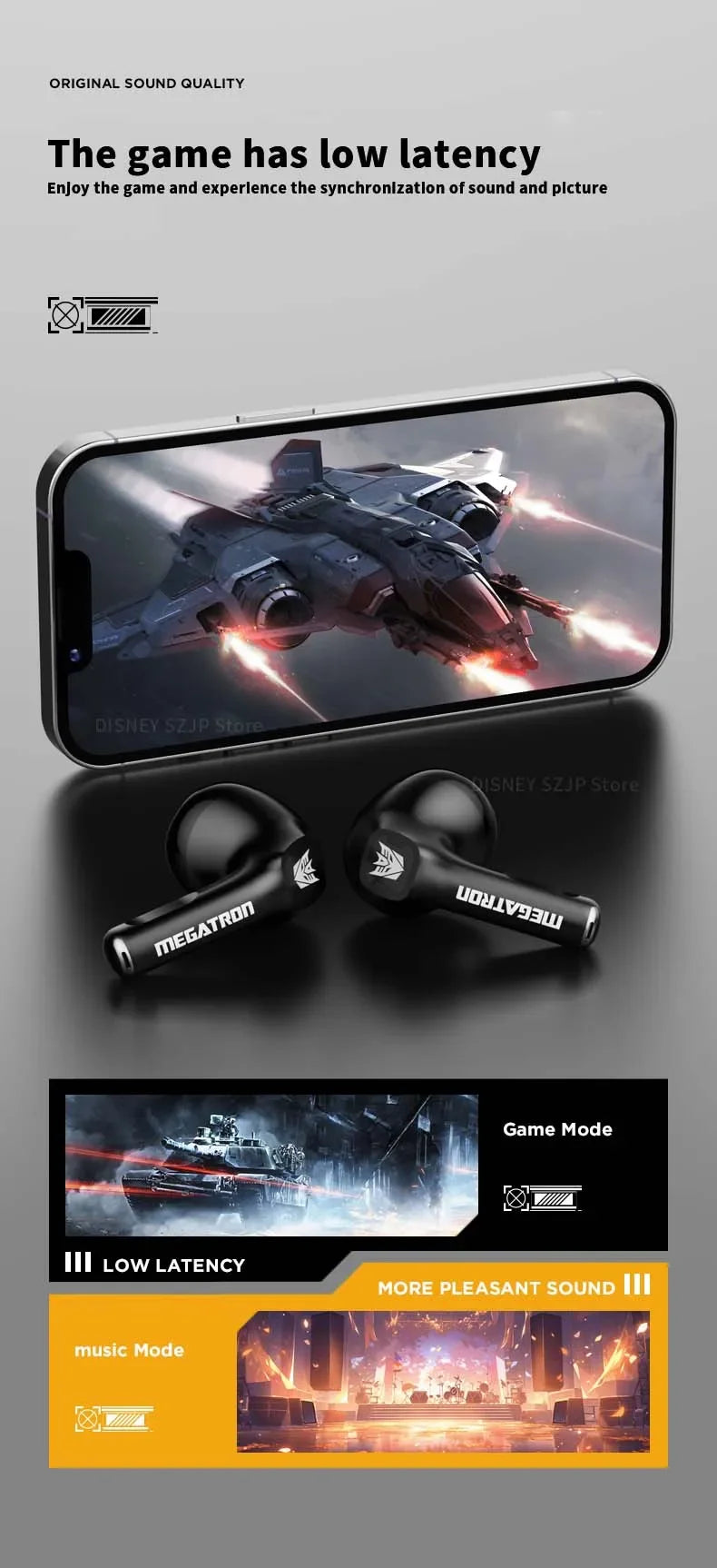 TRANSFORMERS® TF-T23 Gaming Earphones PRO